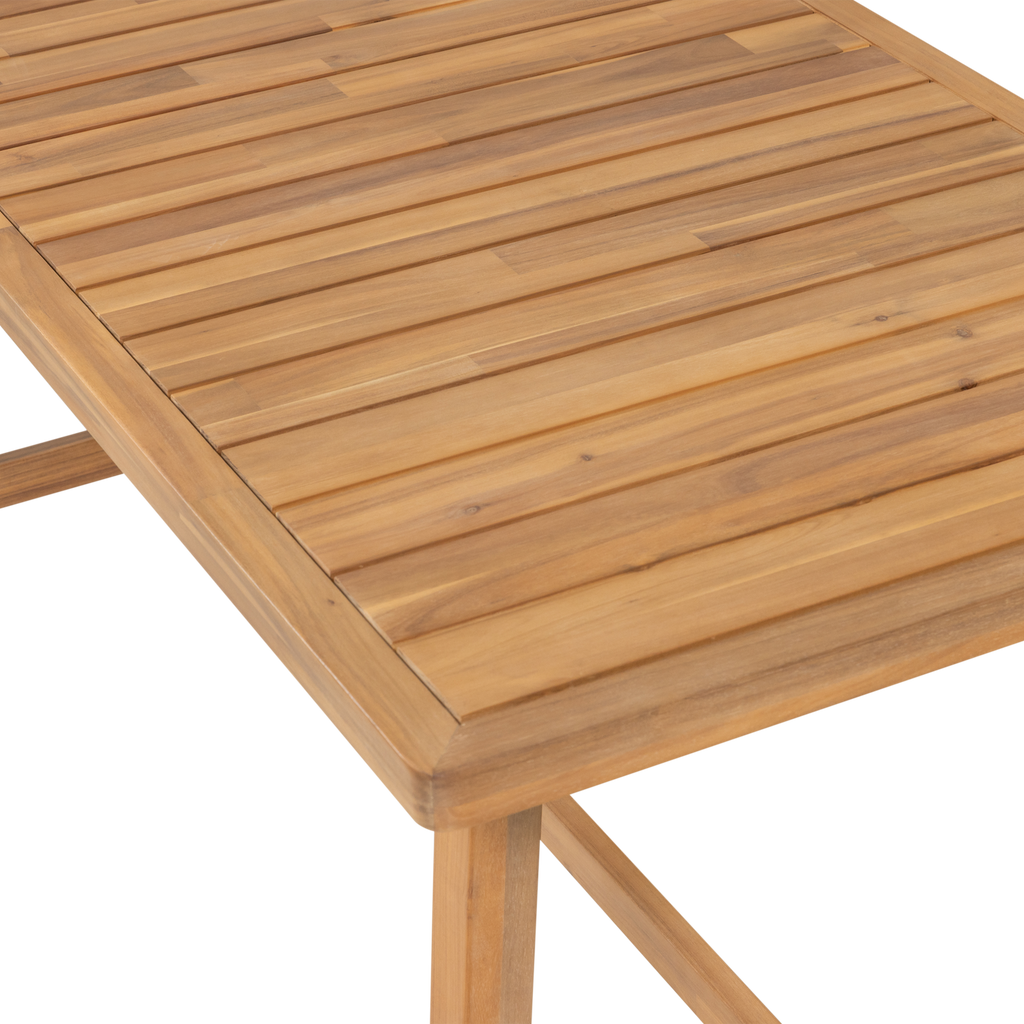 TARO GARDEN LOW DINING LOUNGE SET ACACIA WOOD NATURAL [fsc]