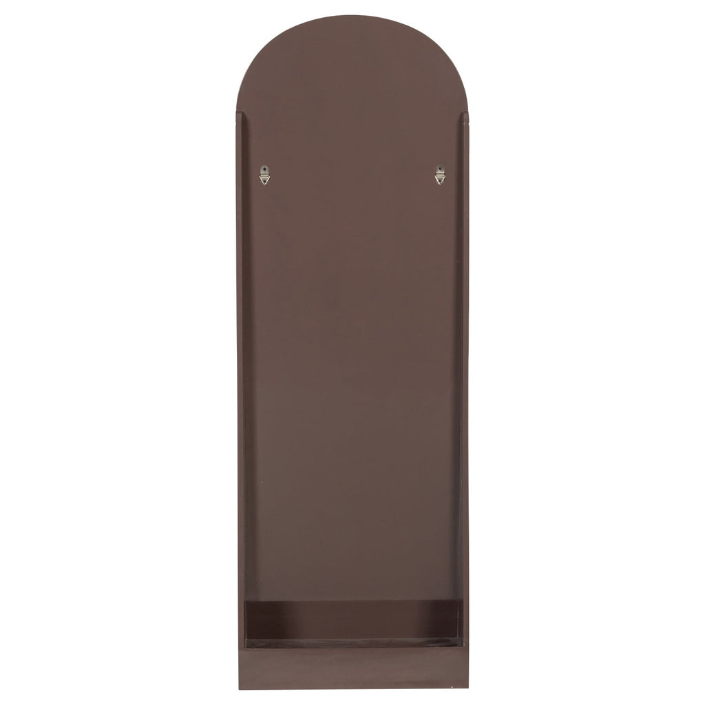 SOLARI DRESSING MIRROR 175X60 CM WOOD HIGH GLOSS BROWN [fsc]