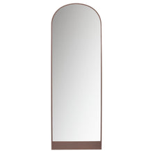 Cargar imagen en el visor de la galería, SOLARI DRESSING MIRROR 175X60 CM WOOD HIGH GLOSS BROWN [fsc]