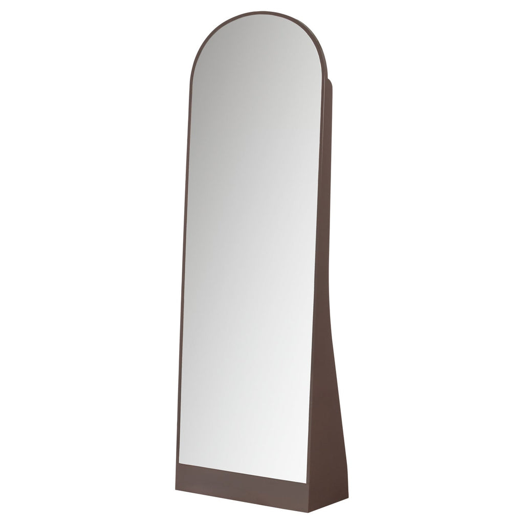SOLARI DRESSING MIRROR 175X60 CM WOOD HIGH GLOSS BROWN [fsc]
