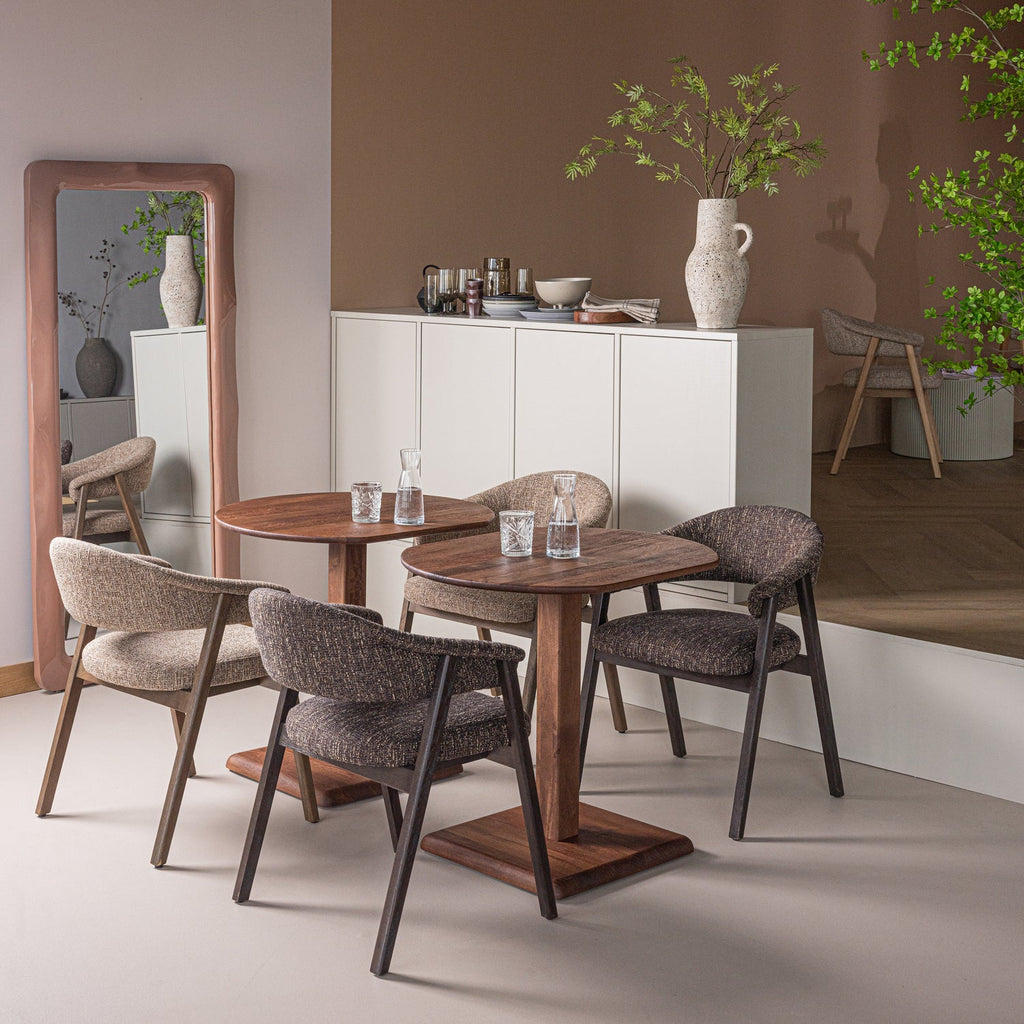 FENO BISTRO TABLE BETWEEN MANGO WOOD BROWN