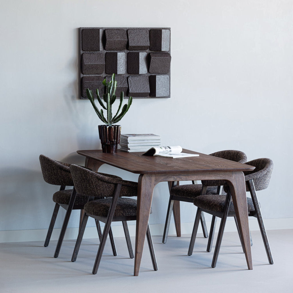 RUBO DINING TABLE 180X95 CM MANGO WOOD BROWN