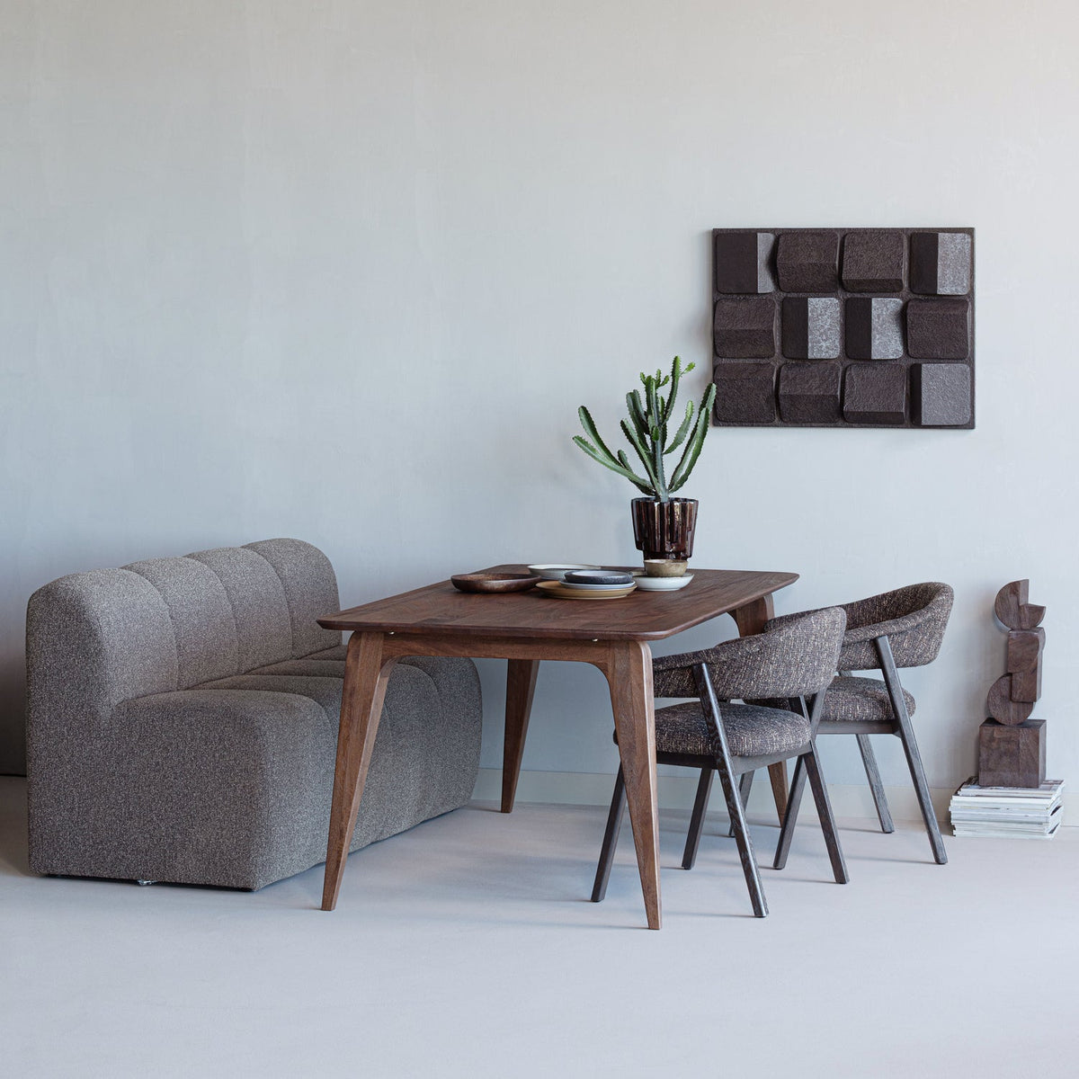 RUBO DINING TABLE 180X95 CM MANGO WOOD BROWN