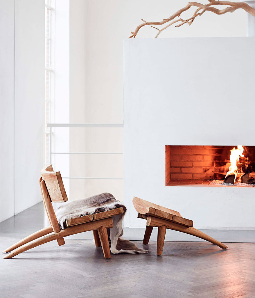 Chair Dakota - Nature Teakwood - H74,5xW67,5xL96,5 cm