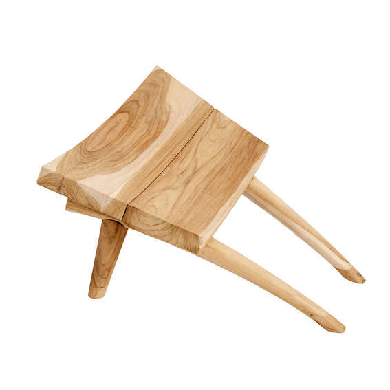 Footstool Dakota - Nature Teakwood - H42xB65xL75 cm