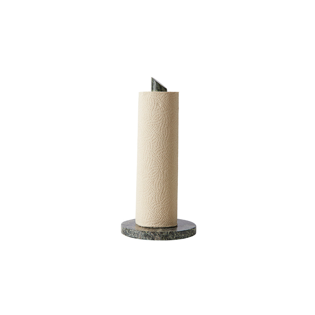 Paper towel holder Vita - Seagrass Marble - D15xH31 cm