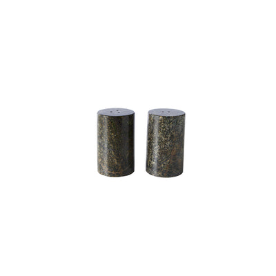 Salt & Pepper set Vita S/2 - Seagrass Marble - D4,5xH8,5 cm