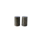 Salt & Pepper set Vita S/2 - Seagrass Marble - D4,5xH8,5 cm