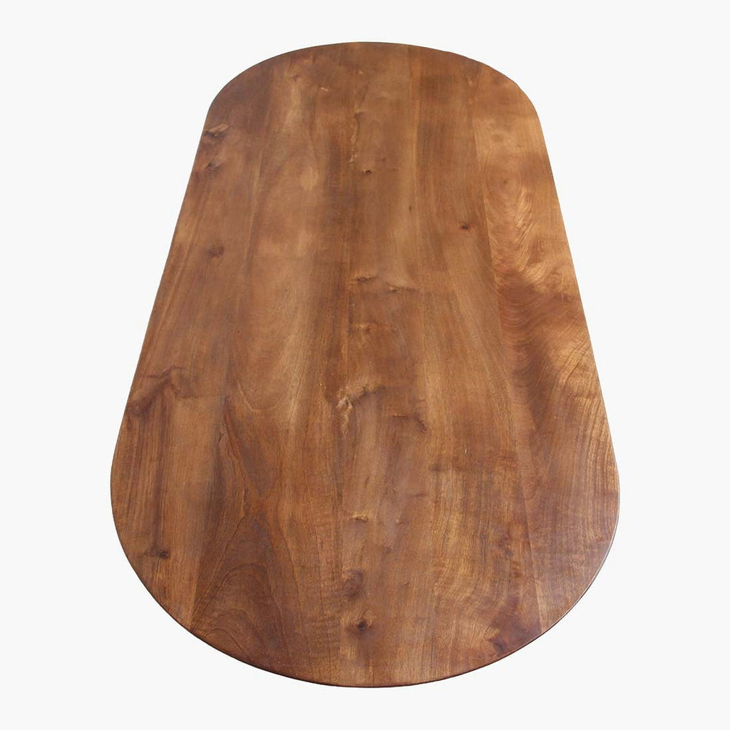 Bullnose coffee table brown