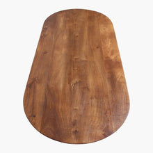 Carica l&#39;immagine nel visualizzatore di Gallery, Bullnose coffee table brown