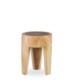 ROUND 3 LOG LEGS SIDE TABLE