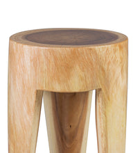 Cargar imagen en el visor de la galería, ROUND 3 LOG LEGS SIDE TABLE