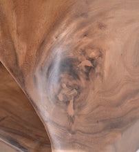 Load image into Gallery viewer, SQUARE CURVED LOG SIDE TABLE