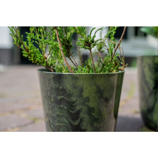 PALERMO Pot Green Marble D40 H36