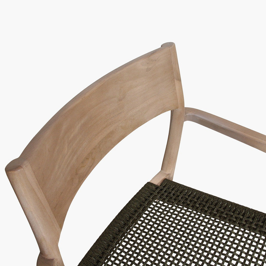 Outdoor armchair dark green