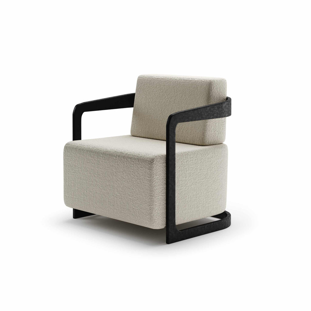 Aspen lounge chair fumé indoor