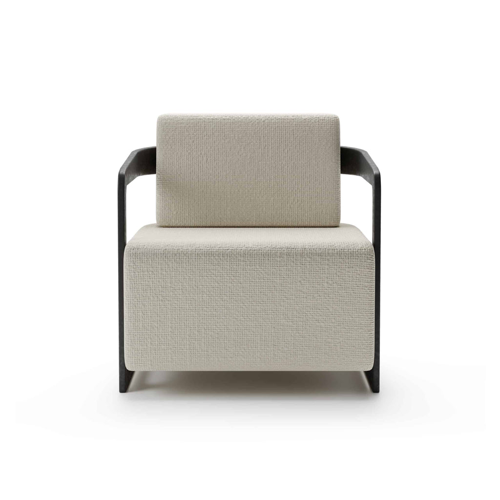 Aspen lounge chair fumé indoor