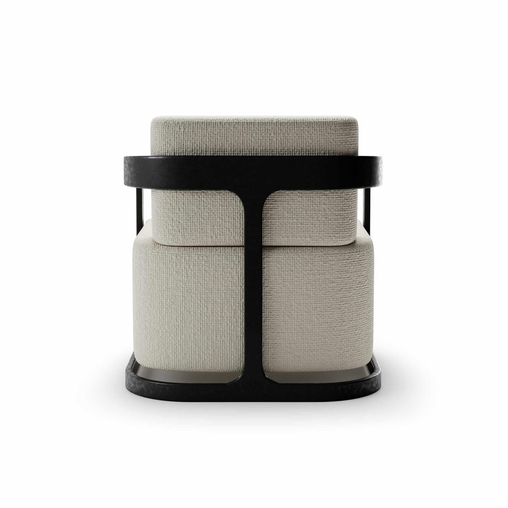 Aspen lounge chair fumé indoor