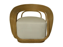 Load image into Gallery viewer, Sofa chair - 65x85x42/71 - Natural/White - Rattan