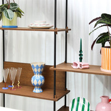 Cargar imagen en el visor de la galería, Vase rhombic blue