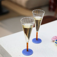 Laden Sie das Bild in den Galerie-Viewer, Flute perle amber set of 2