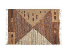 Cargar imagen en el visor de la galería, RECYCLED LEATHER RUG 133X195CM