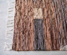 Load image into Gallery viewer, RECYCLED LEATHER RUG 160X240CM