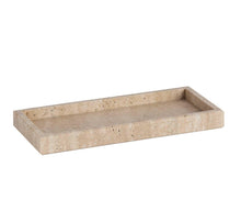 Charger l&#39;image dans la galerie, TRAVERTINE TRAY 30X13X3 CM