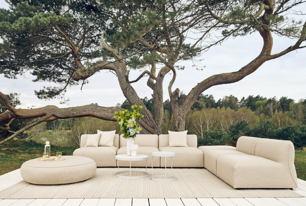 Calm outdoor pouf 120 cm
