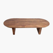 Carica l&#39;immagine nel visualizzatore di Gallery, Bullnose coffee table brown