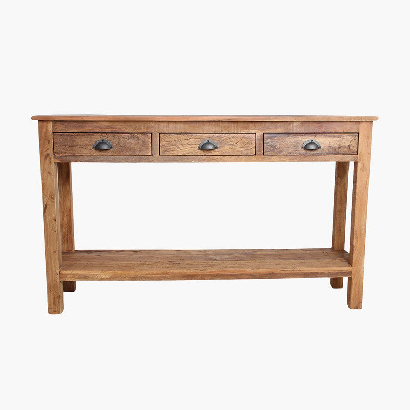 Farmwood console 3x drawers