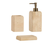 Carica l'immagine nel visualizzatore di Gallery, TRAVERTINE TOOTHBRUSH HOLDER
