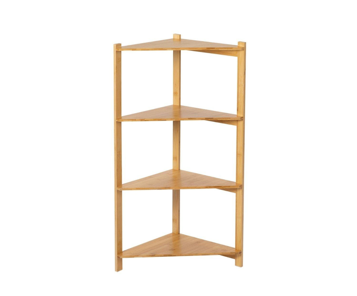 BAMBOO CORNER SHELF 34X34X85