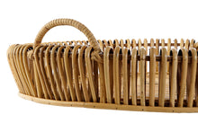 Load image into Gallery viewer, TRAY SET 2 RATTAN 58X58X14,5 NATURAL