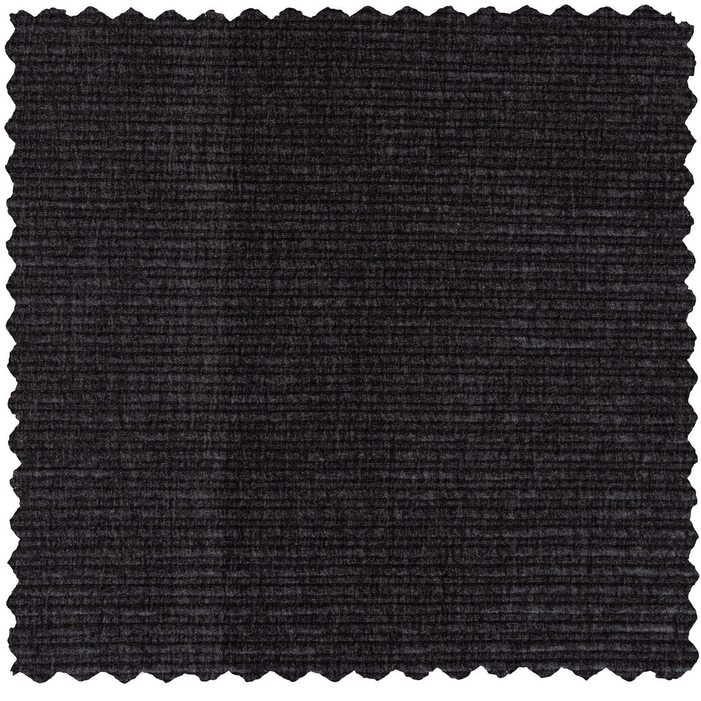 STATEMENT CORNER SOFA RIGHT RIB FABRIC GRAPHITE GREY