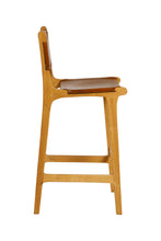 Charger l'image dans la galerie, Leather Bar Stool