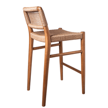 Charger l'image dans la galerie, Teak and Rope Counter Stool