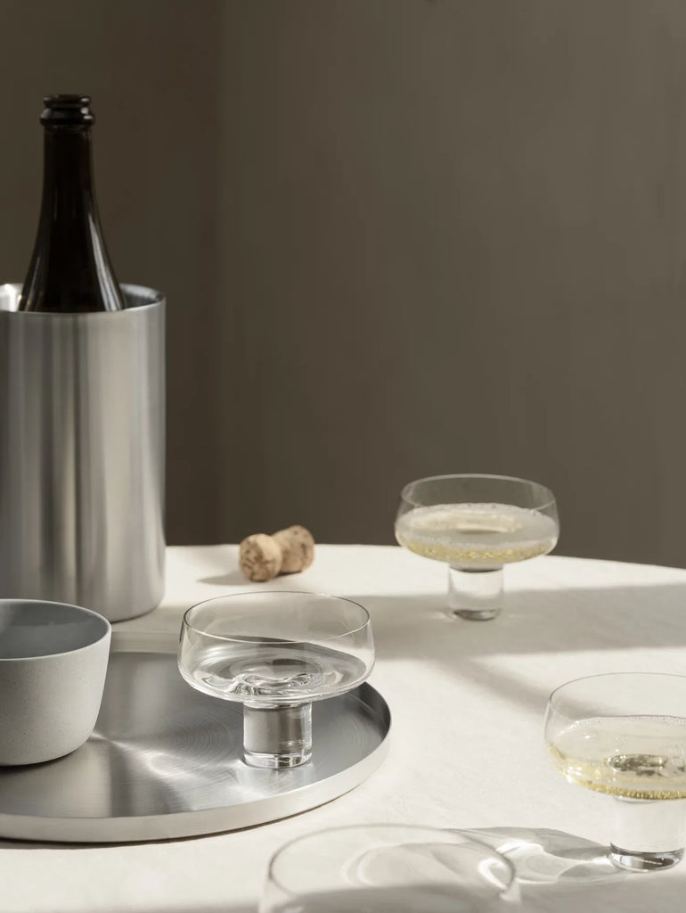 Tray -PEASY- colour Stainless Steel - size L