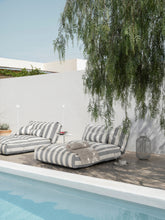 Load image into Gallery viewer, Outdoor Bed -STAY- colour Lily White/Elephant Skin - size 120 x 190 cm