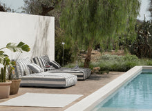Load image into Gallery viewer, Outdoor Bed -STAY- colour Lily White/Elephant Skin - size 120 x 190 cm