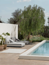 Load image into Gallery viewer, Outdoor Bed -STAY- colour Lily White/Elephant Skin - size 120 x 190 cm