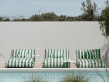 Load image into Gallery viewer, Outdoor Bed -STAY- colour Lily White/Duck Green - size 120 x 190 cm