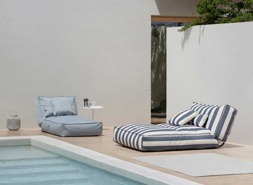 Outdoor Bed -STAY- colour Lily White/Key Largo - size 120 x 190 cm