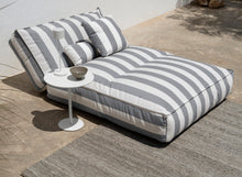 Load image into Gallery viewer, Outdoor Bed -STAY- colour Lily White/Elephant Skin - size 120 x 190 cm