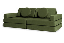 Load image into Gallery viewer, Shappy Play Sofa Ultra Plush Bottle Green