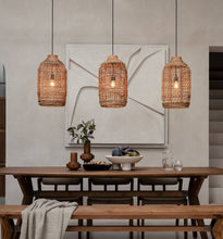 Load image into Gallery viewer, Abaca bark lampshade