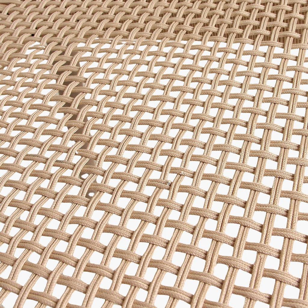 Outdoor armchair natural