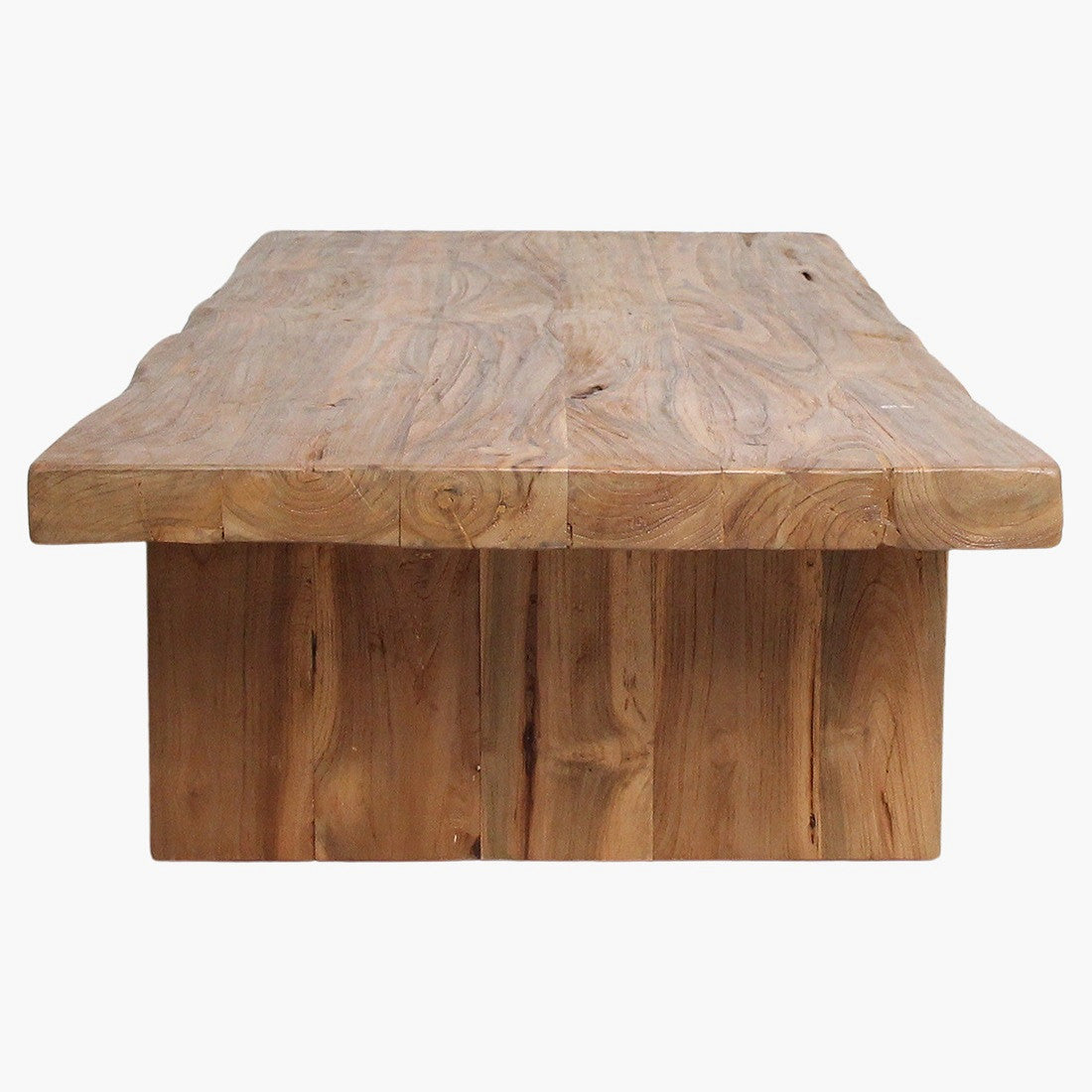 Recycled teak wood coffee table