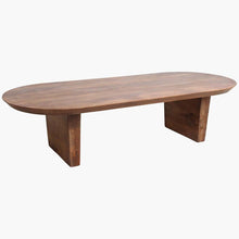 Carica l&#39;immagine nel visualizzatore di Gallery, Bullnose coffee table brown
