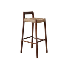 Load image into Gallery viewer, Chair Nulla - W41 D44 H79 - Acacia walnut - Latte paper rope - Seat height 65cm